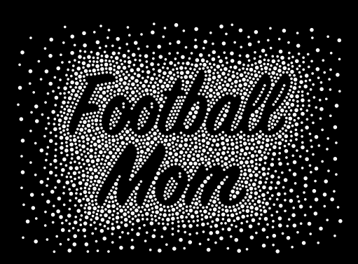 Football Mom (Rhinestone Design)