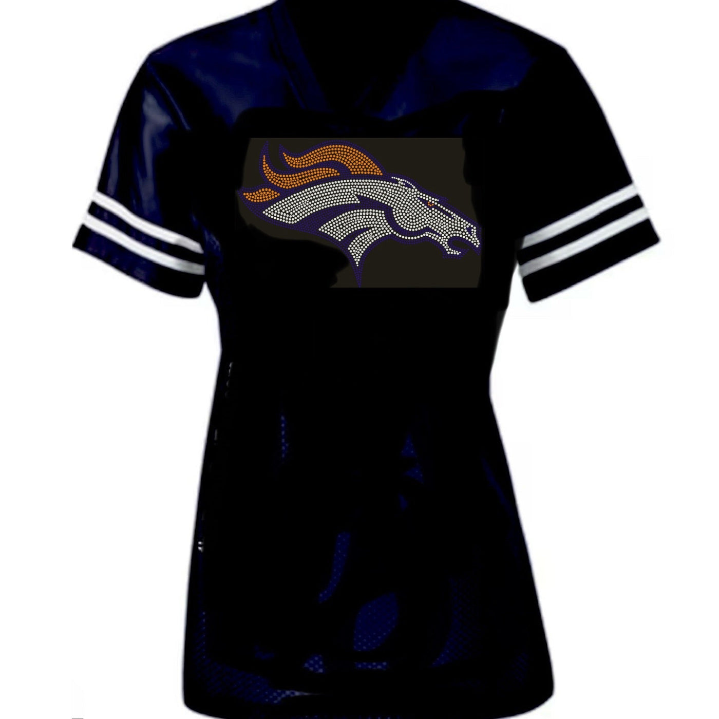 BRONCOS RHINESTONE