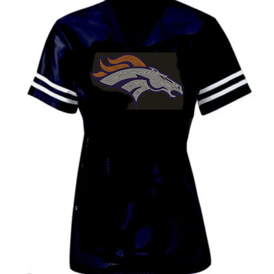 BRONCOS RHINESTONE