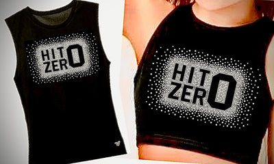 HIT ZERO RHINESTONE TRANSFER