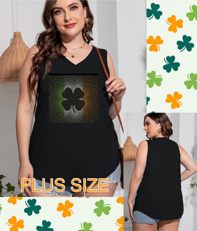 IRISH SHAMROCK RACERBACK TANK