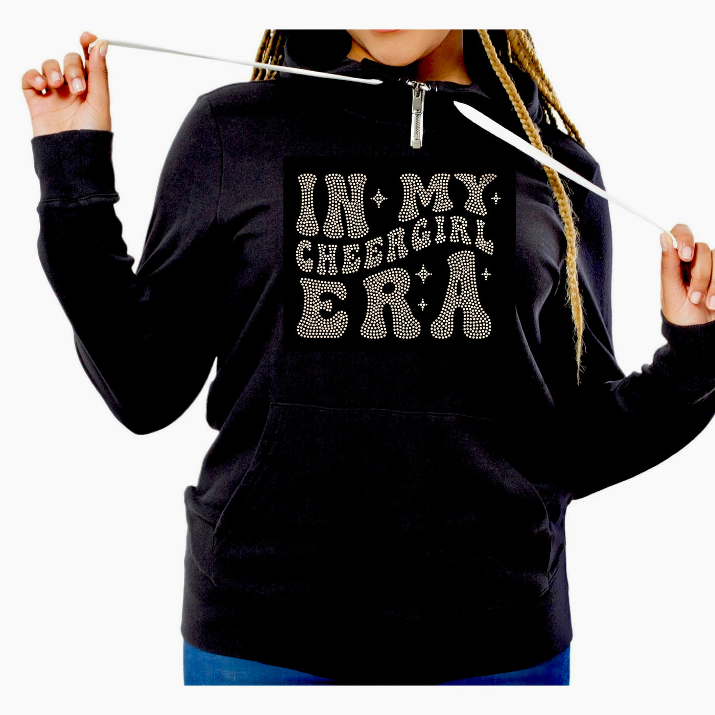 IN MY CHEERGIRL ERA AB RHINESTONE TRANSFER