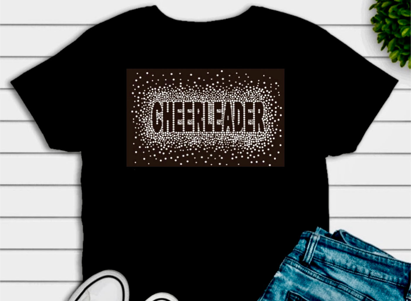 CHEERLEADER AB RHINESTONES BURST TRANSFER