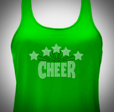 CHEER STARS RHINESTONE TRANSFER