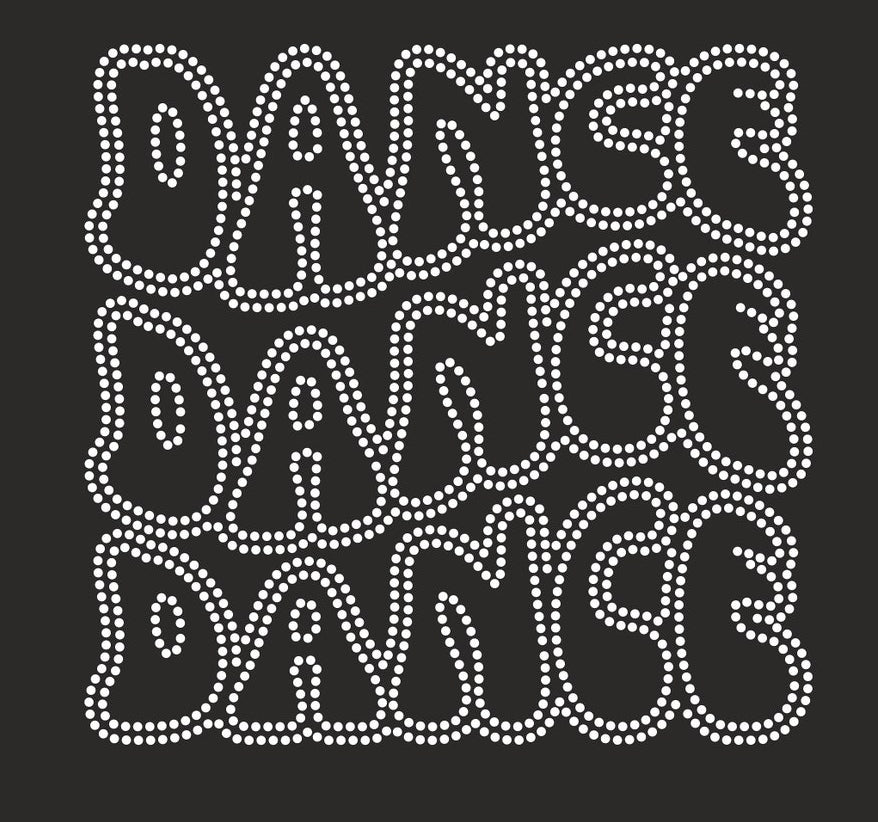 DANCE, DANCE, DANCE AB RHINESTONE TRANSFER