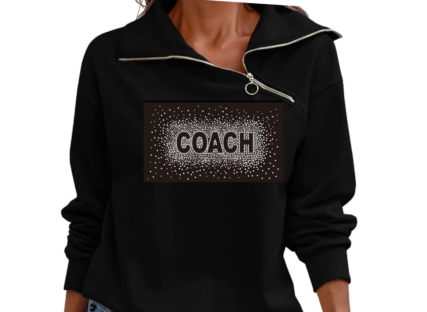 COACH AB RHINESTONES BURST TRANSFER