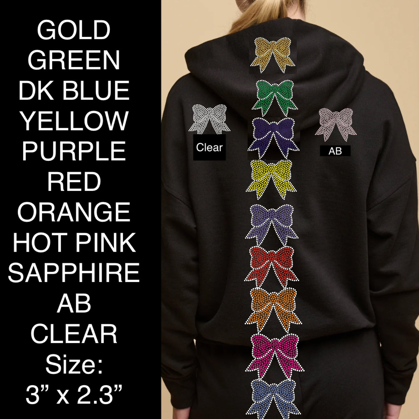 RHINESTONE BOWS