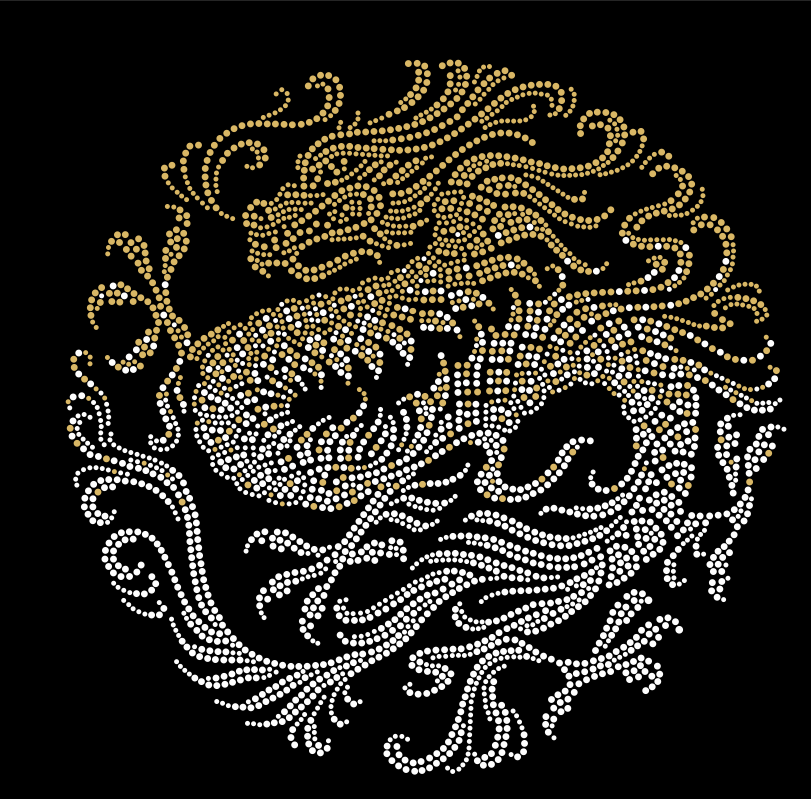 Chinese Dragon Metal Transfer