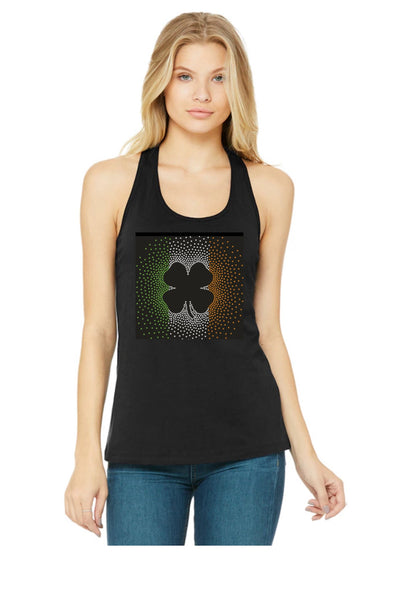 IRISH SHAMROCK RACERBACK TANK