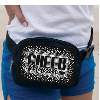 “FANNY PACK” & SPORTS BRA CHEER MAMA AB RHINESTONESTRANSFERS