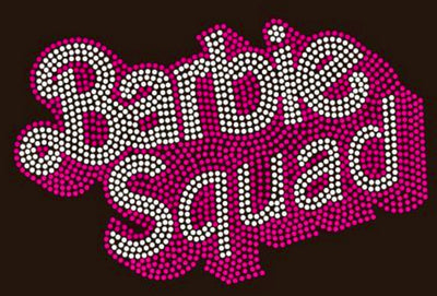 BARBIE SQUAD RHINESTONE TRANSFER