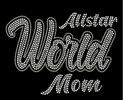 ALLSTAR WORLD MOM RHINESTONE TRANSFER