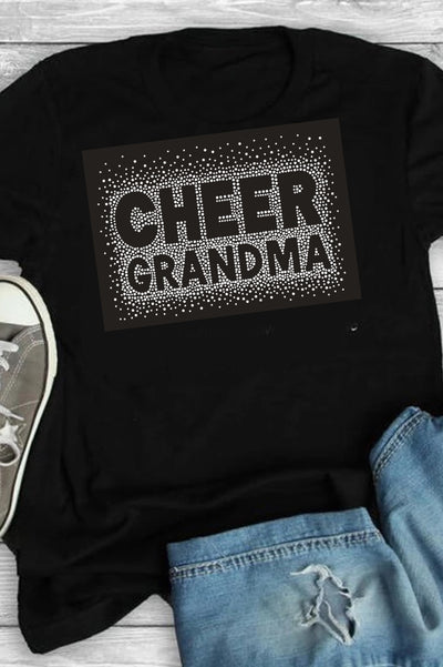 CHEER GRANDMA AB RHINESTONES BURST TRANSFER