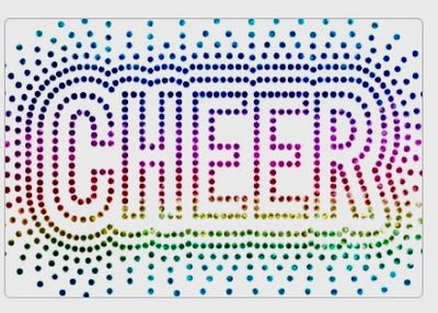 CHEER SPANGLE HOLOGRAPHIC VINYL TRANSFER