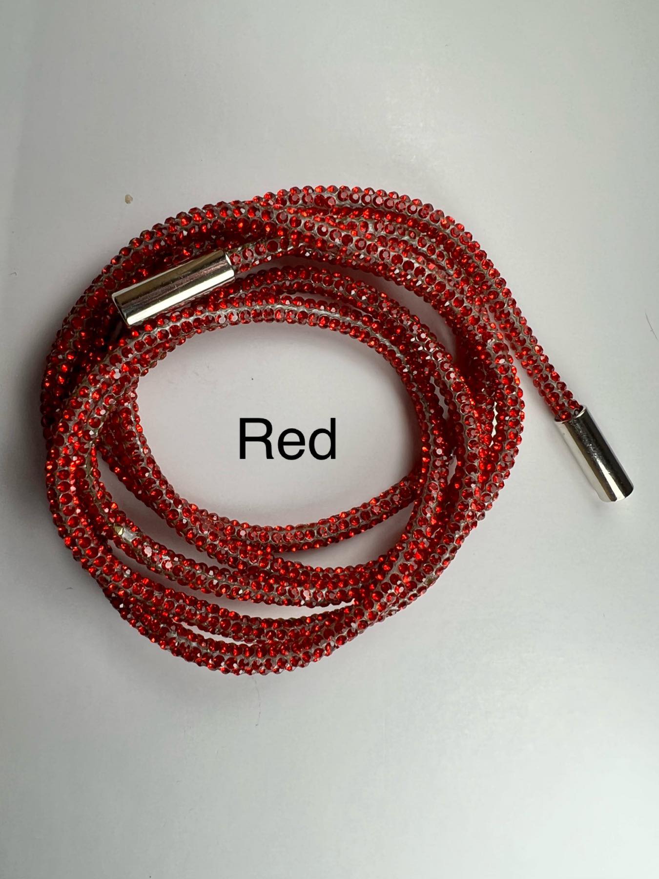 Red Rhinestone Hoodie String